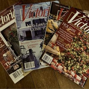 Vintage Victoria Holiday 🎄Magazines Full of Beauty Recipes and Truly Timeless